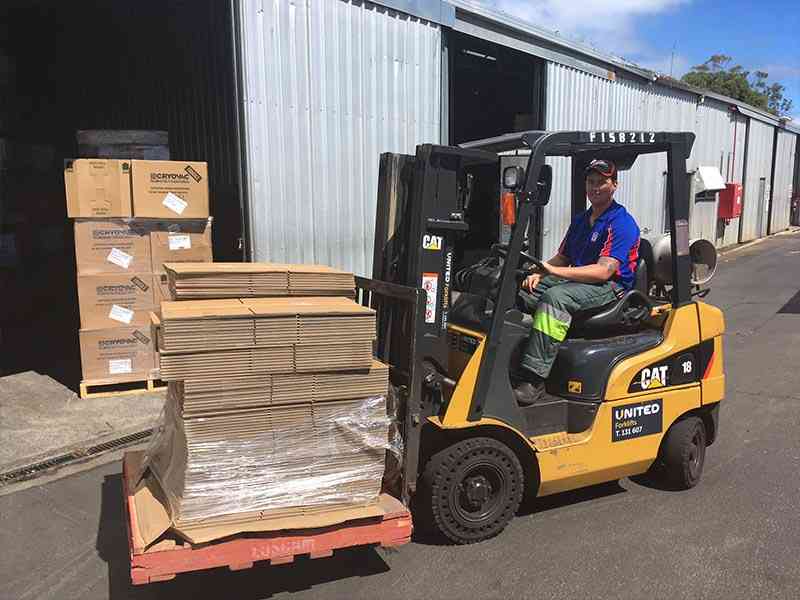 DBC utilising CAT lpg forklift