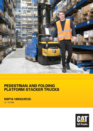 Cat Walkie Stacker 1-1.6T Brochure