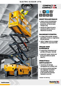 Haulotte Electric Scissor Lift Compact 8-10N Brochure