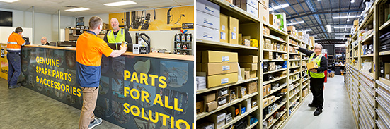 United's dedicated parts store provide all types of forklift parts and accessories